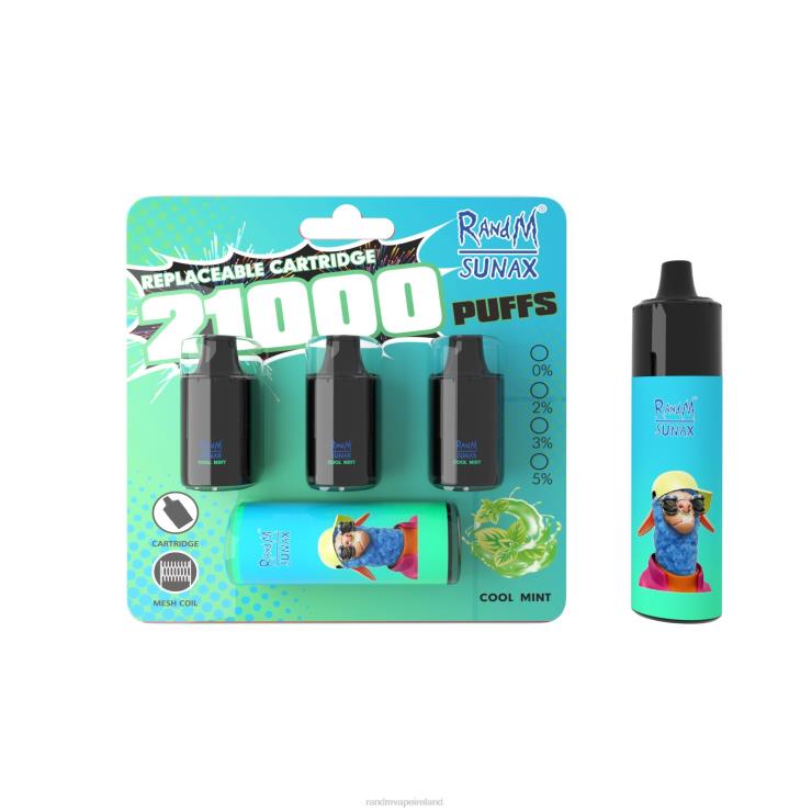 RandM Vape Price | RandM Sunax Z2XZX265 21000 Airflow Control Pod Replaceable Vape Device 1Pc Cool Mint