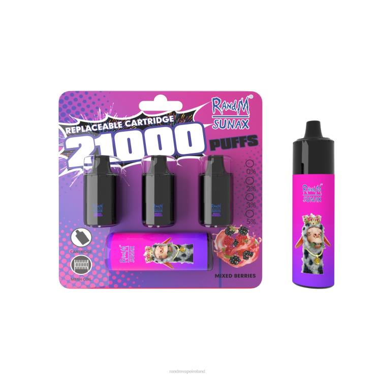 RandM Vape Price | RandM Sunax Z2XZX265 21000 Airflow Control Pod Replaceable Vape Device 1Pc Cool Mint