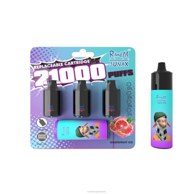 RandM Vape Price | RandM Sunax Z2XZX265 21000 Airflow Control Pod Replaceable Vape Device 1Pc Cool Mint