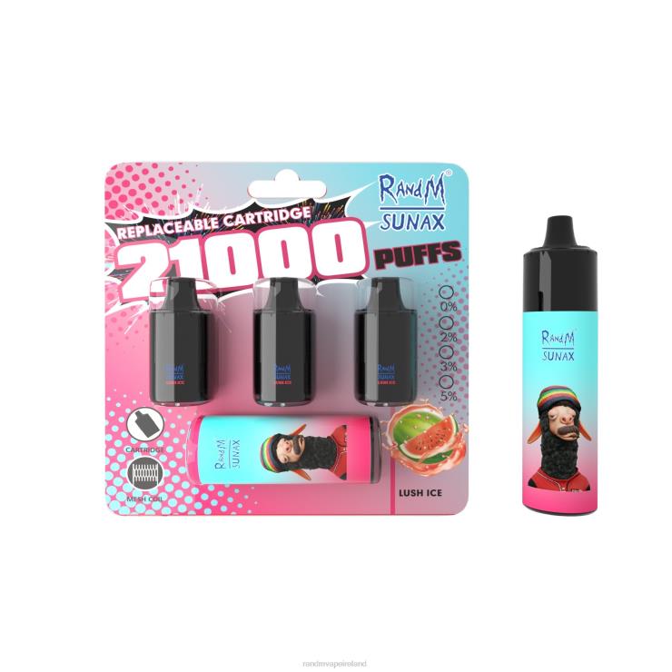 RandM Vape Review | RandM Sunax Z2XZX266 21000 Airflow Control Pod Replaceable Vape Device 1Pc Lush Ice