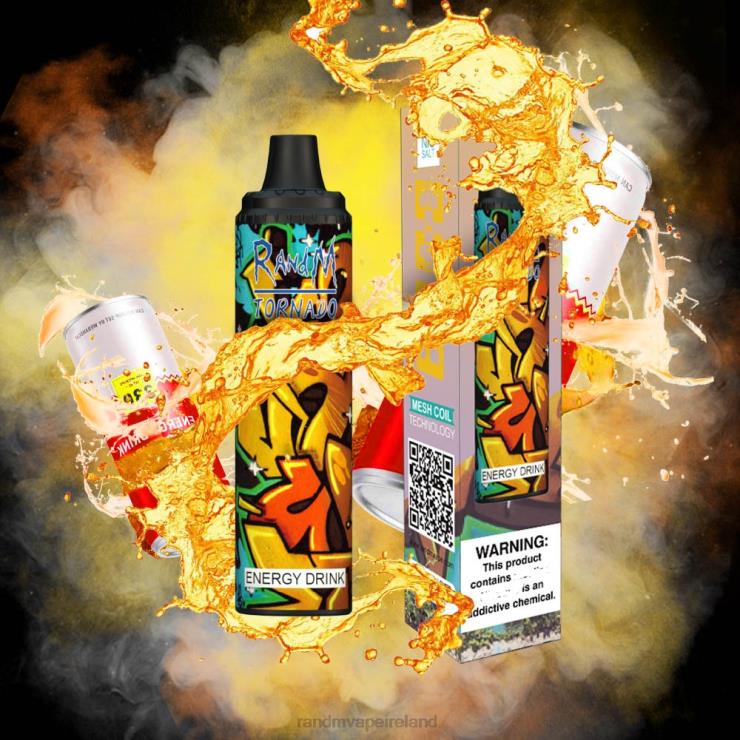 RandM Vape Dublin | RandM Tornado Z2XZX283 6000 Airflow Control Vape Pod Device 1Pc Energy Drink