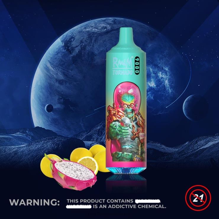 RandM Ireland | RandM Tornado Z2XZX132 9000 Vape Pod Device 1Pc Version 1 Pink Lemonade
