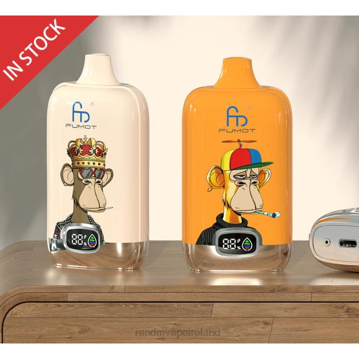 RandM Ireland | Fumot Original RandM Digital Box Z2XZX2 12000 Battery And Liquid Display Vape Device Watermelon Ice