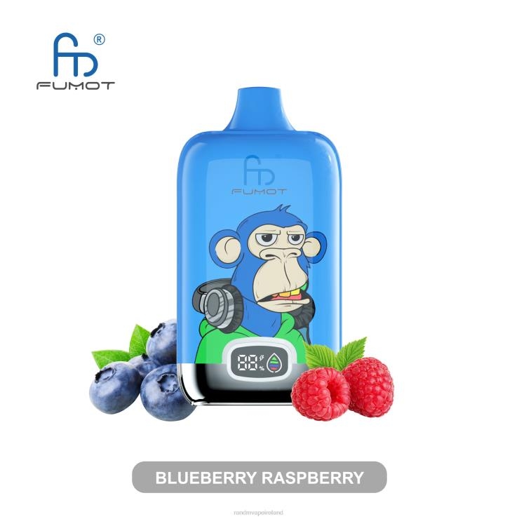 RandM Vape Flavours | Fumot Original RandM Digital Box Z2XZX4 12000 Battery And Liquid Display Vape Device Blueberry Raspberry