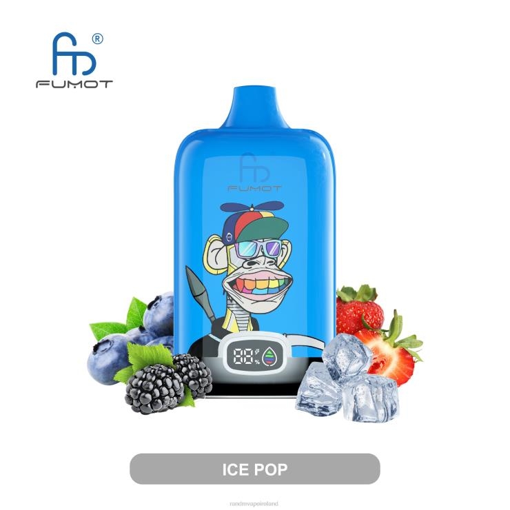 RandM Vape Online | Fumot Original RandM Digital Box Z2XZX10 12000 Battery And Liquid Display Vape Device Ice Pop
