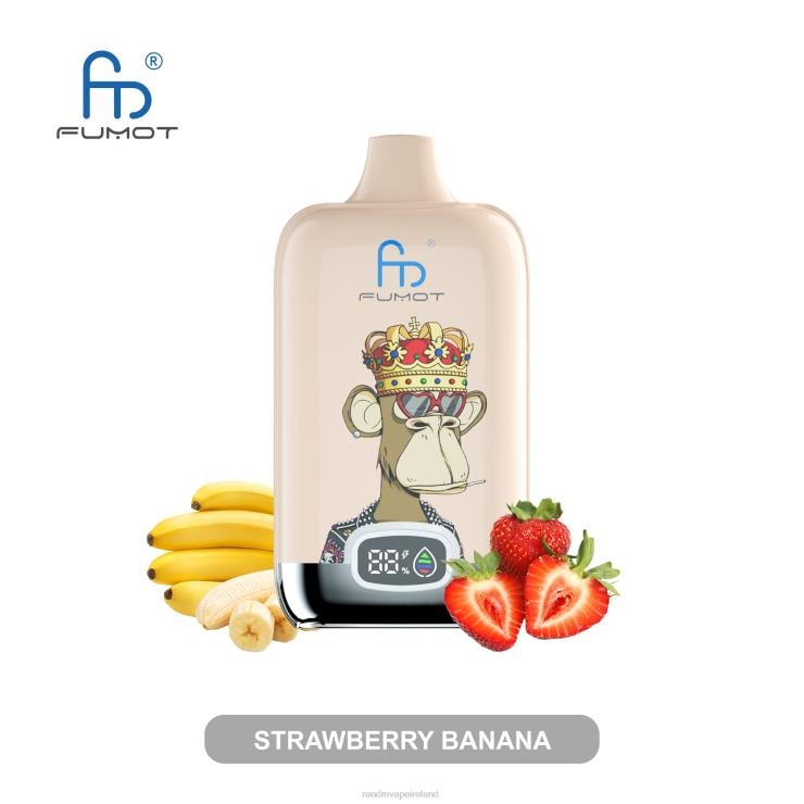 RandM Vape Review | Fumot Original RandM Digital Box Z2XZX6 12000 Battery And Liquid Display Vape Device Strawberry Banana