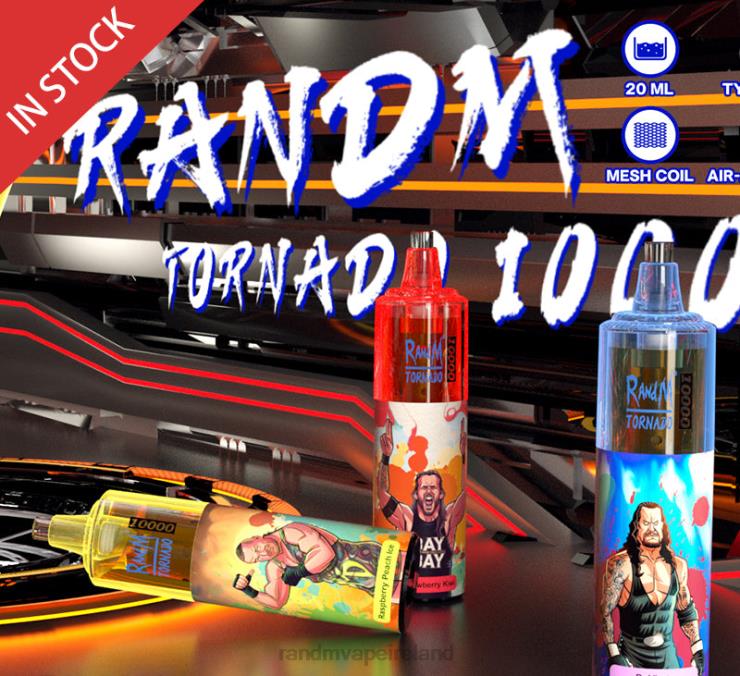 RandM Ireland | RandM Tornado Z2XZX112 10000 Airflow Control Vape Device 1Pc Watermelon Lemonade