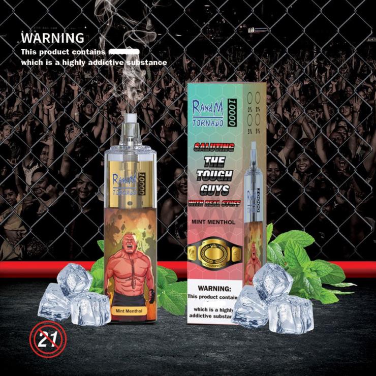 RandM Ireland | RandM Tornado Z2XZX112 10000 Airflow Control Vape Device 1Pc Watermelon Lemonade