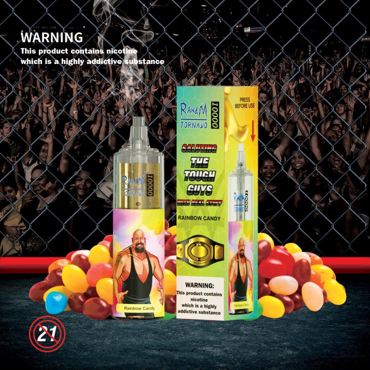RandM Ireland | RandM Tornado Z2XZX112 10000 Airflow Control Vape Device 1Pc Watermelon Lemonade