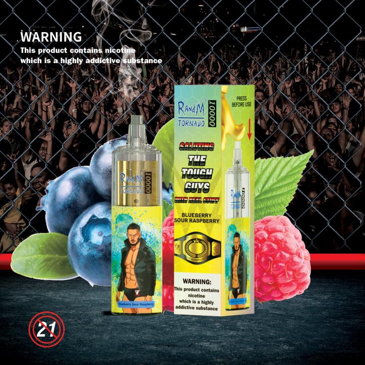 RandM Ireland | RandM Tornado Z2XZX112 10000 Airflow Control Vape Device 1Pc Watermelon Lemonade
