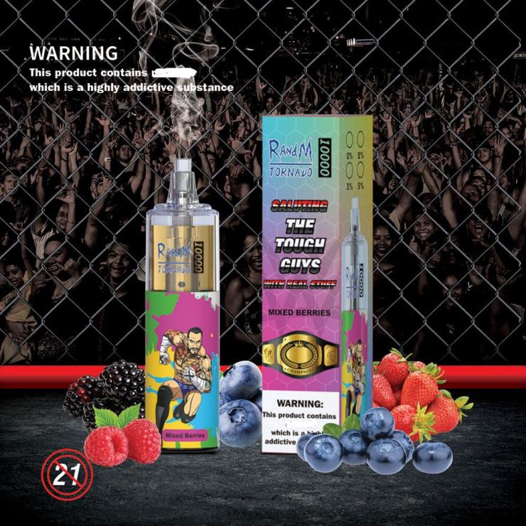RandM Ireland | RandM Tornado Z2XZX112 10000 Airflow Control Vape Device 1Pc Watermelon Lemonade