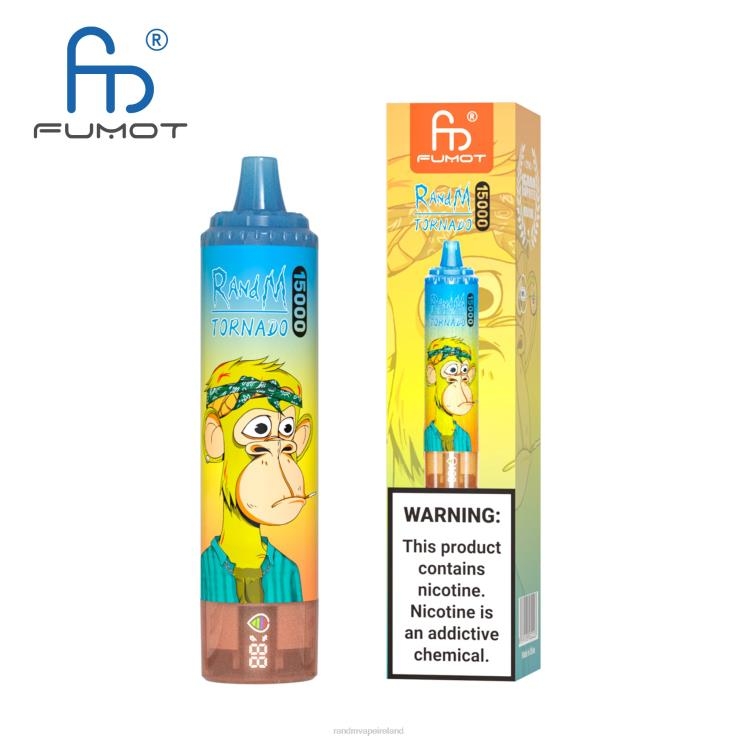 RandM Shop Discount | Fumot RandM Tornado Z2XZX28 15000 Vape Device With Battery And Ejuice Display Version 1 Cola Ice