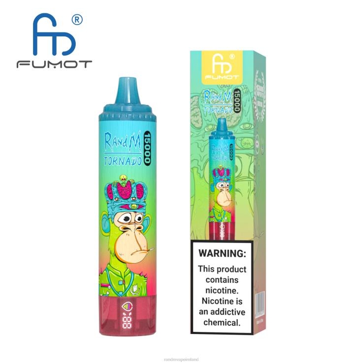 RandM Shop Discount | Fumot RandM Tornado Z2XZX28 15000 Vape Device With Battery And Ejuice Display Version 1 Cola Ice
