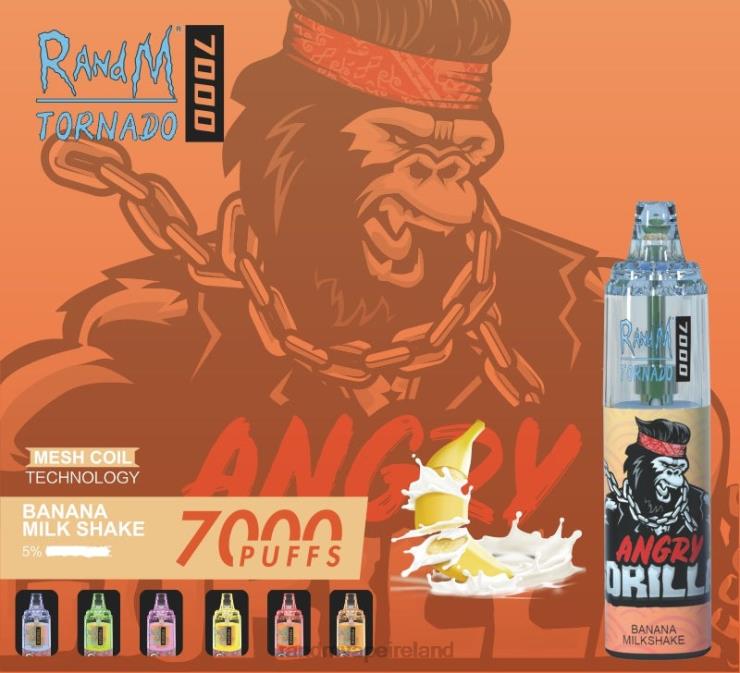 R And M Vape Ireland | RandM Tornado Z2XZX171 7000 Airflow Control Vape Device 1Pc Peach Ice