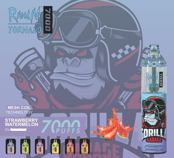 R And M Vape Ireland | RandM Tornado Z2XZX171 7000 Airflow Control Vape Device 1Pc Peach Ice