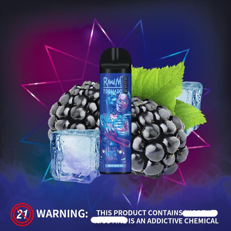 RandM Vape Dublin | RandM Tornado Z2XZX253 8000 Airflow Control Vape Device 1Pc Cherry Lychee