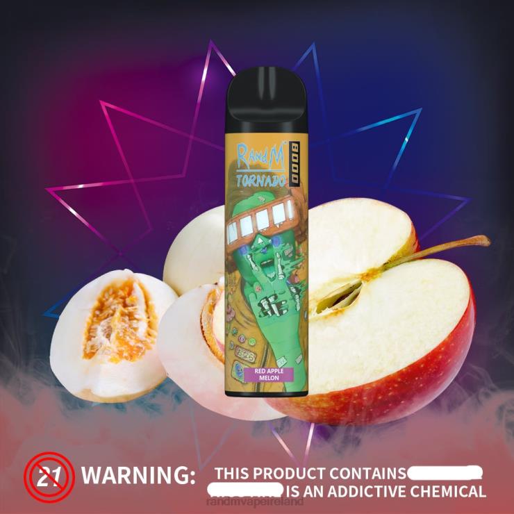 RandM Vape Dublin | RandM Tornado Z2XZX253 8000 Airflow Control Vape Device 1Pc Cherry Lychee