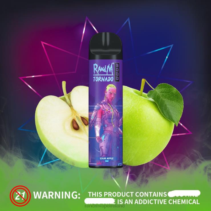 RandM Vape Dublin | RandM Tornado Z2XZX253 8000 Airflow Control Vape Device 1Pc Cherry Lychee