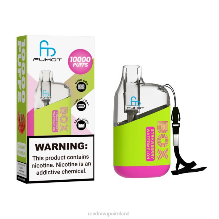Fumot RandM Vape | Fumot Original RandM Tornado Box Z2XZX89 10000 Airflow Control Vape Device 1Pc Grape Ice