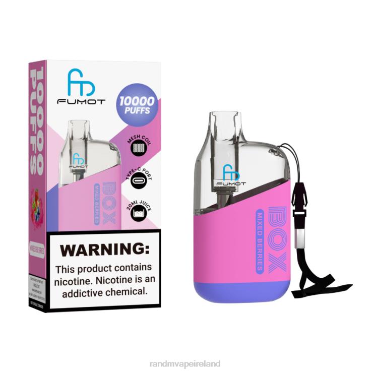 RandM Shop Discount | Fumot Original RandM Tornado Box Z2XZX88 10000 Airflow Control Vape Device 1Pc Mixed Berries
