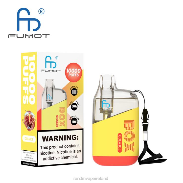 RandM Vape Online | Fumot Original RandM Tornado Box Z2XZX100 10000 Airflow Control Vape Device 1Pc Cola Ice