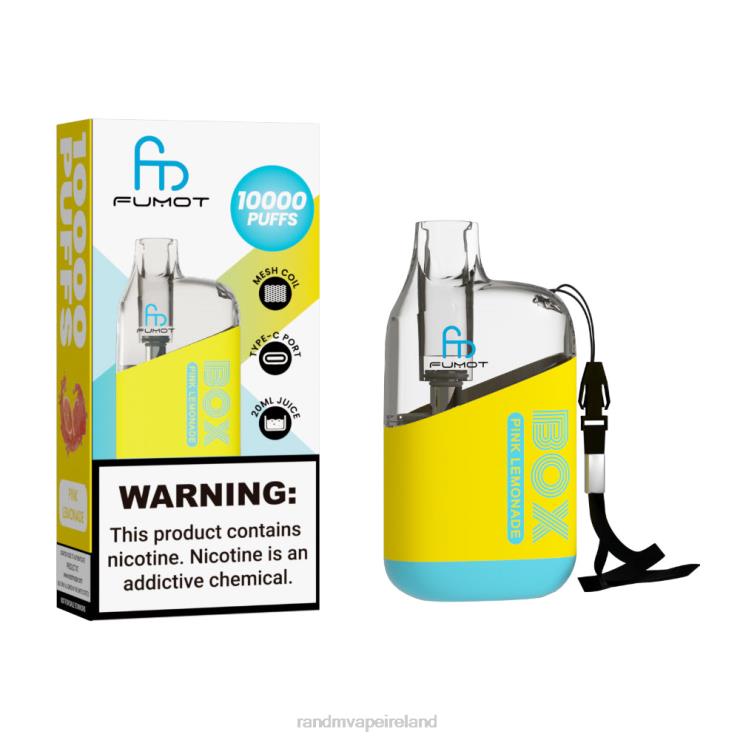RandM Vape Review | Fumot Original RandM Tornado Box Z2XZX96 10000 Airflow Control Vape Device 1Pc Pink Lemonade